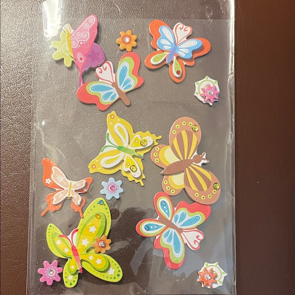 Colorful Butterfly Stickers
